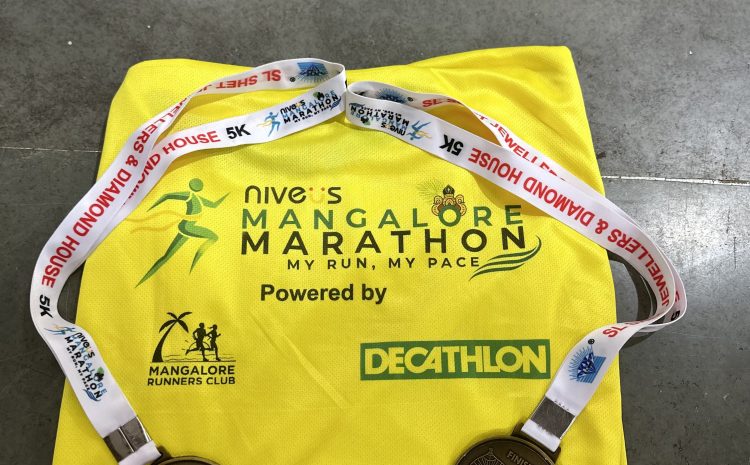 T-Shirt and Medal unveiled for Niveus Mangalore Marathon 2022